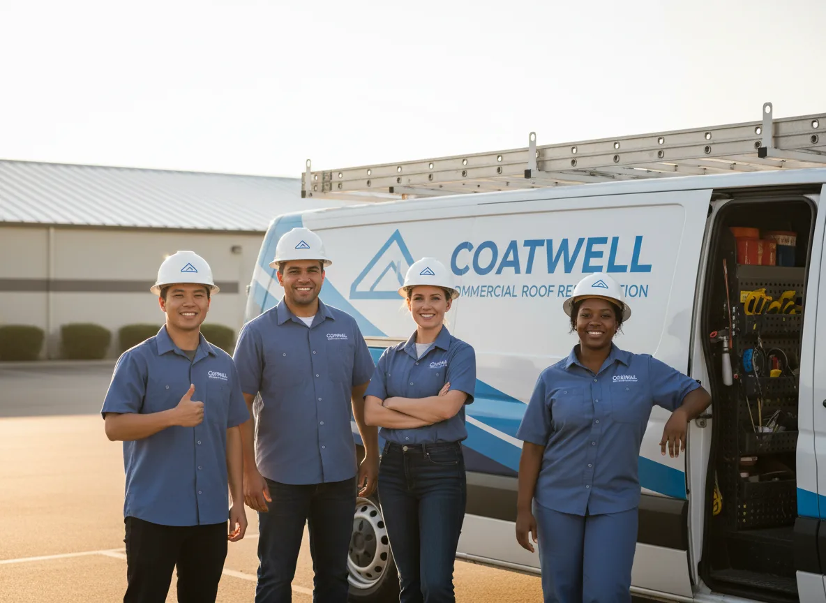 Commercial roof coating company in Burt, MI